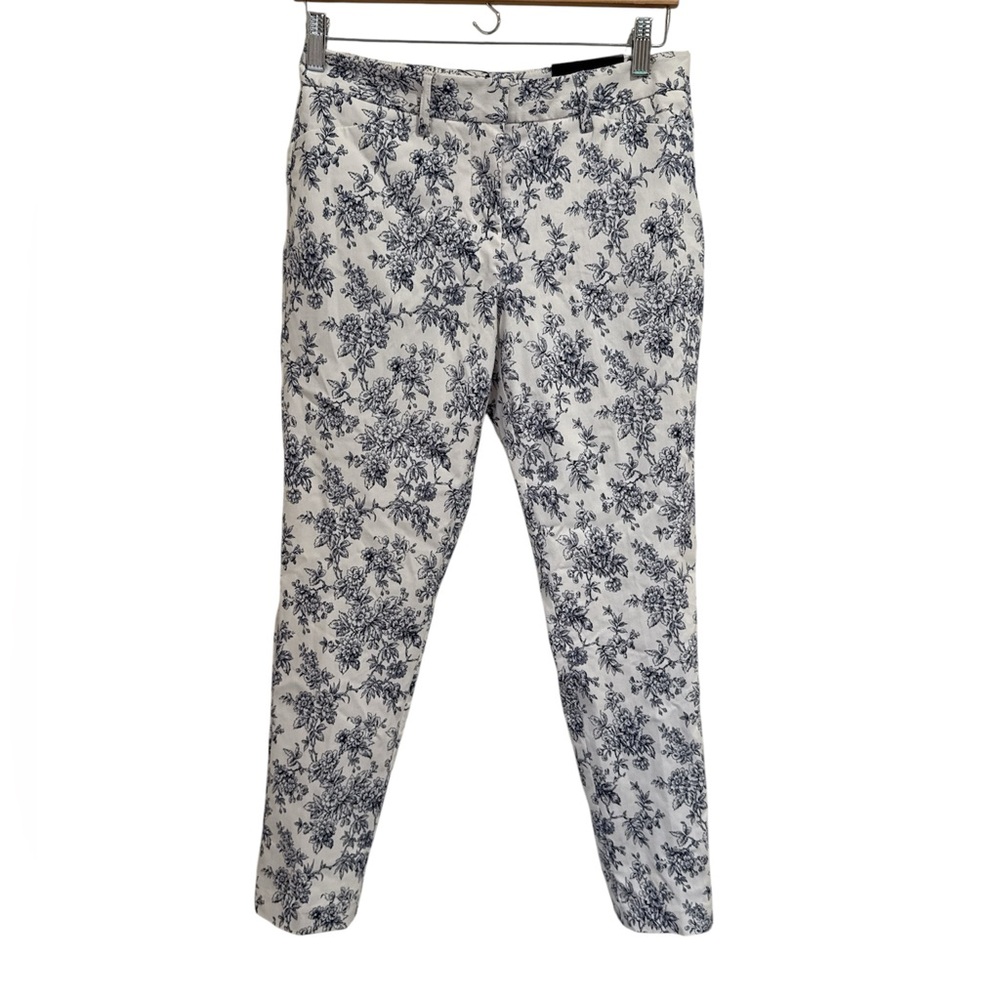 NWT Mario Serrani Floral Print Pants w Tummy Control Size 4 x 27 - Picture 2 of 14